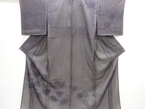 未使用品　二重紗鉄線模様訪問着